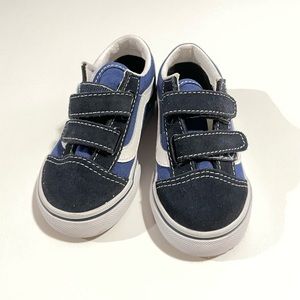 Vans Old Skool Velcro Toddler Shoes 6.5